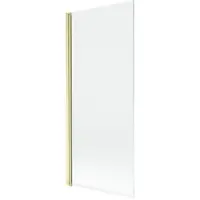 Mexen Mist douchewand 1-delige 80 x 150 , transparant, goud geborsteld - 8A9-080-001-55-00