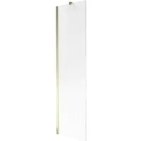 Mexen Next badwand scherm 1-delig 50 x 150 , strepen, goud - 895-050-000-00-09-50
