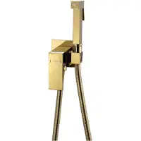 Mexen Cube ingebouwde bidetkraan met puntenset, goud - 7599150-50