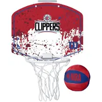 Wilson Team Mini Hoop Nba Clippers Set Met Bal En Mini Basket Veelkleurig
