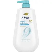 Dove Body Wash met pomp Zacht exfoliren met zeemineralen voor 24 uur lotion-zachte huid Hydraterende huidreiniger zonder sulfaten en zonder para