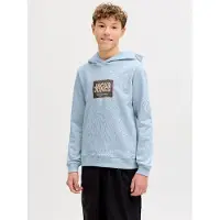 Jack & Jones Junior Sweatshirt lichtblauw / zwart / wit