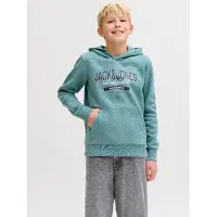 Jack & jones Junior Sweatshirt nachtblauw / cyaan blauw / zwart / wit