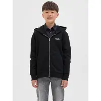 Jack & Jones Junior Sweatvest zwart / wit