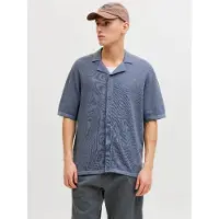 Jack & Jones Gebreid vest 'JJCHRIS' saffier