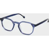 Wink & See Ordinary World Geometrische Unisex Bril Op Sterkte Blauw | In Combinatie Met Blauwlichtfilter Of Multifocale Glazen - Bril Online Passen Bij