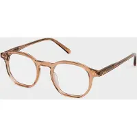 Wink & See Tiny Dancer Ronde Unisex Bril Op Sterkte Bruin | In Combinatie Met Blauwlichtfilter Of Multifocale Glazen - Bril Online Passen Bij