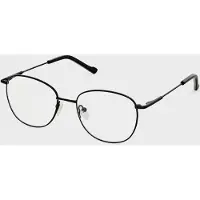 Wink & See Road To Nowhere Ronde Unisex Bril Op Sterkte Zwart | In Combinatie Met Blauwlichtfilter Of Multifocale Glazen - Bril Online Passen Bij