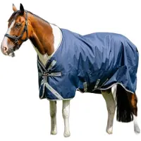 Horseware Deken Amigo 100gr Donkerblauw-grijs - 130/183
