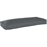 vidaXL Kussen Antraciet 100 x 40 x 8 cm Oxford Stof