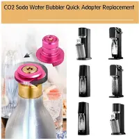 Melitt Co2-Sneladapter voor Frisdrankwatermachine voor DUO/ART/GAIA, Co2-Tankadapter voor Frisdrankfles met TR21-4-Schroefdraad