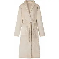 vidaXL Badjas zonder Kap Beige xl Flanel