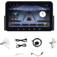Melitt 7inch voor Android 2G+32G Autoradio 1 Din Multimediaspeler Draadloos Carplay Android Auto WIFI FM Autostereo