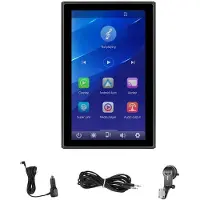 Melitt Draadloos CarPlay-Scherm, 7 Inch HD-Autoradio CarPlay Android Auto, Staand en Liggend Scherm, Mirror Link