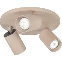 Highlight Spot Mila 3 lichts Ø 25 cm beige