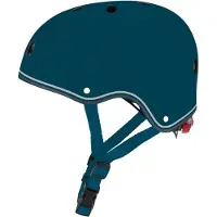 Globber Helm - Helm Primo XS/S Petrol Blue - blauw - LED verlichting - ABS helm met EPS schuim - verstelbaar - XS-S 48-53cm