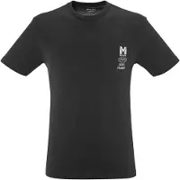 Millet Heren-T-shirt Compagnie des guides Chamonix Pocket Zwart