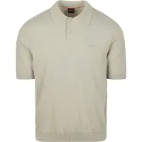 HUGO BOSS BOSS Orange Asac_P polo beige 2-knoops katoen