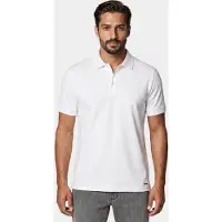 Bos Bright Blue Scotland blue polo heren boris polo spe25108bo40sb/100 white