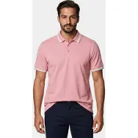 Bos Bright Blue Scotland blue polo heren brick polo plain contrast col spe25108br06sb/738 candy