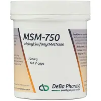 Deba Pharma MSM 750 mg 120 St Capsules