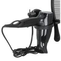 SmartaSaker Zwarte fohnhouder met zuignap - Pavia Black