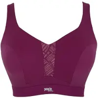 Panache - Endurance Wired Non Padded Sport BH – Berry - 75C