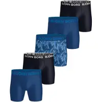 Björn Borg Sports Microfiber Boxers 5-pack Blauw | Maat: XL