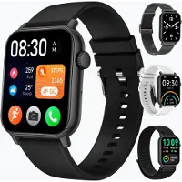 Siltcon Smartwatch Heren & Dames Pro - Zwart