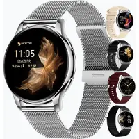 Siltcon Auréa Smartwatch Dames Zilver