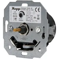 Kopp 842800187 Dimmer Inzetstuk 1 stuks Athenis Aluminium 1 stuk(s)