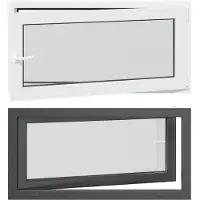 vidaXL Kipp- en draaikraam voor kelder, model RISOR, 120 x 60 cm