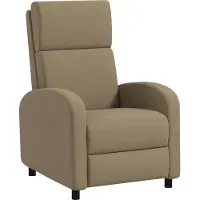 HOMCOM -Relaxfauteuil-Polyester-64x86x102cm-Beige