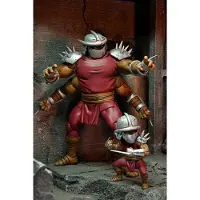 NECA Ninja Turtles Deluxe Teenage Mutant Ninja Turtles Mirage Comics Actiefiguur: Shredder Clone & Mini Shredder 18 Cm