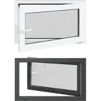 vidaXL Kipp- en draaikraam voor kelder, model RISOR, 100 x 70 cm