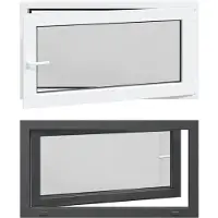 vidaXL Kipp- en draaikraam voor kelder, model RISOR, 110 x 70 cm