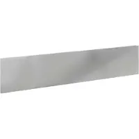 vidaXL Gazonrand 10 st 100 x 22 cm Staal Zilverkleurig