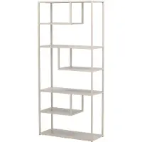 Venture Home Staal wandkast 6 planken beige.
