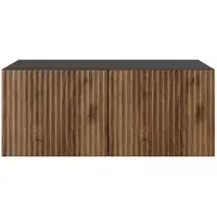MargaretHadas24 Margaret Hadas24 TV-kast Noe, tv-meubel, tv-kast, 100 cm, hangend, modern design, woonkamer, wandmontage, zwarte tv-meubels, Catania
