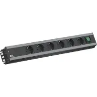 Bachmann gereedschap: 6x geaarde stekker, 1x schakelaar