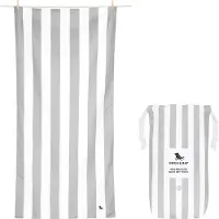 Dock & Bay Cabana - Strandlaken - Extra Large - ( 200x90cm ) - Goa Grey