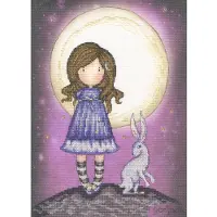 Bothy Threads Borduurpakket - - Gorjuss - Twilight - Met geprinte achtergrond