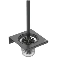Ideal standard ALU+ - Toiletborstel voor wandmontage met houder, matglas/zijdezwart BD593XG