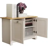 VCM Houten ladekast Dressoir Badkamermeubel Dressoir Garderobe Halmeubel Lade Balusa M