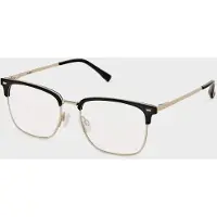 Wink & See Just The Two Of Us Clubmaster Unisex Bril Op Sterkte Zwart | In Combinatie Met Blauwlichtfilter Of Multifocale Glazen - Bril Online Passen Bij