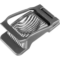 Westmark eiersnijder - Black Edition - roestvrijstalen snijdraden.