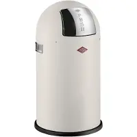 Wesco Pushboy Junior Prullenbak | 22 Liter | Metaal - Mat zand | Vuilnisbak - Made in Germany
