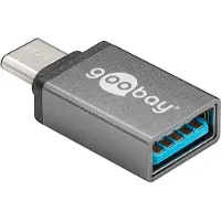 Pro USB 3.2 GEN 1 (USB3.0) USB-C stekker - USB-A (F) naar USB-C (M) - 5Gbit/s - USB adapter