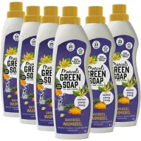 Marcel's Green Soap Universeel Wasmiddel - Amber & Ylang Ylang - 6 x 1L - 138 wasbeurten