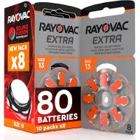 Rayovac 13 - PR48 Extra - 8-pack - 10 pakjes - 80 batterijen